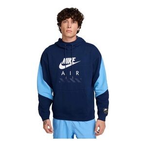 Nike Air Men's Fleece Pullover Hoodie
Size XL
Color navy/ blue
NWT